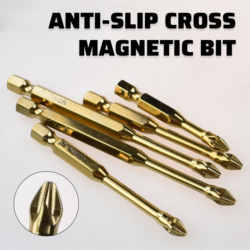 Rutschfester magnetischer Kreuzschlitz-Bit