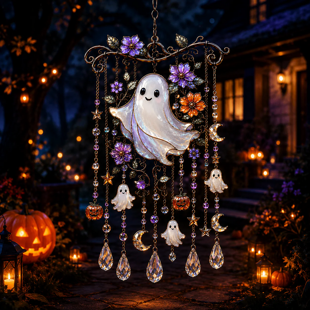 🔥Last Day 50% OFFHalloween-Themed Crystal Wind Chime