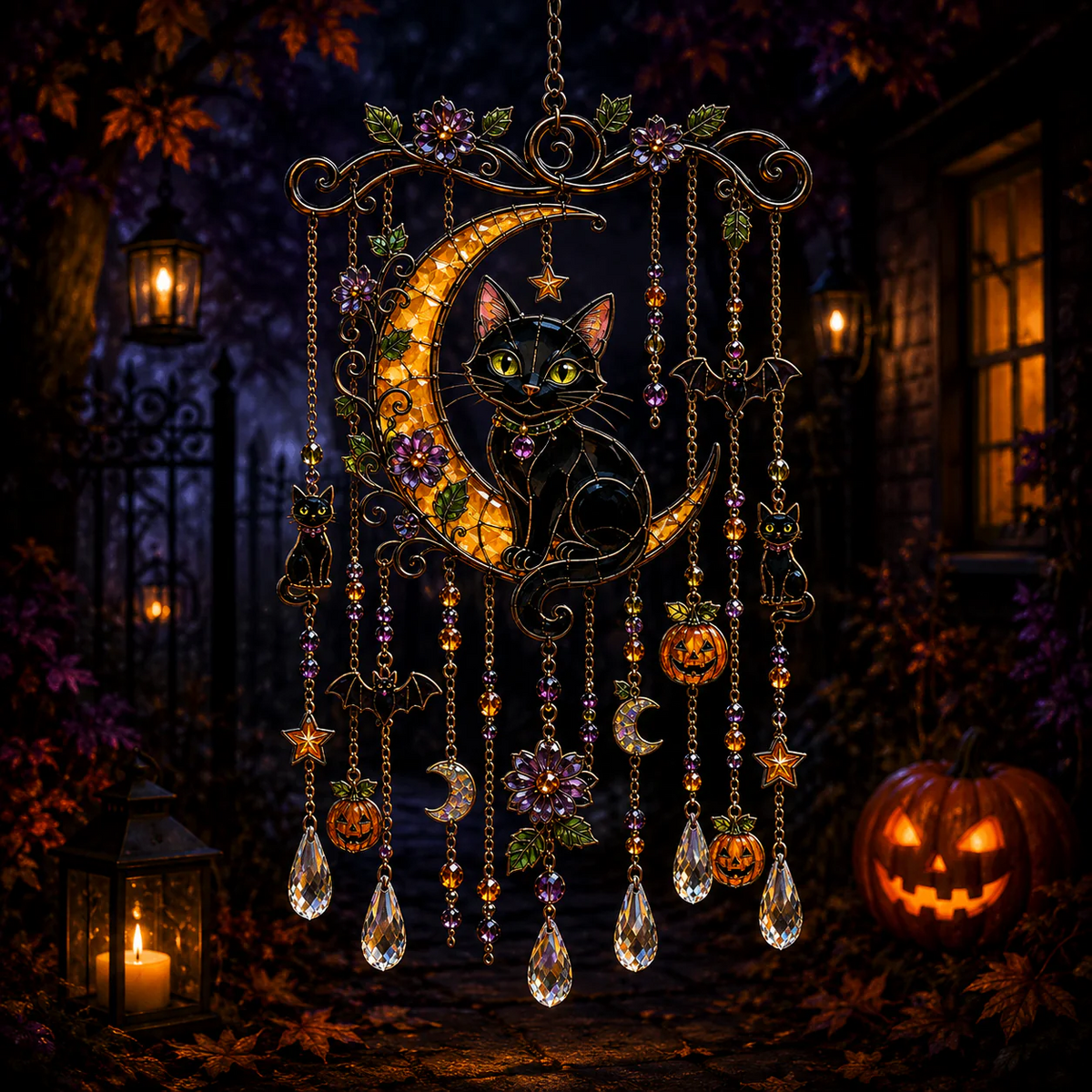 🔥Last Day 50% OFFHalloween-Themed Crystal Wind Chime