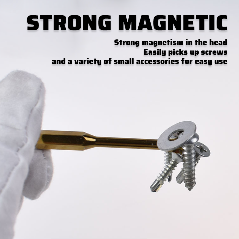 Rutschfester magnetischer Kreuzschlitz-Bit