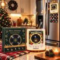 🎄Christmas Magnetic Vinyl Player for Fridge with Spinning Vinyl Record🎶