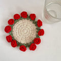 DIY-Materialpaket für handgefertigte Rosen-Untersetzer