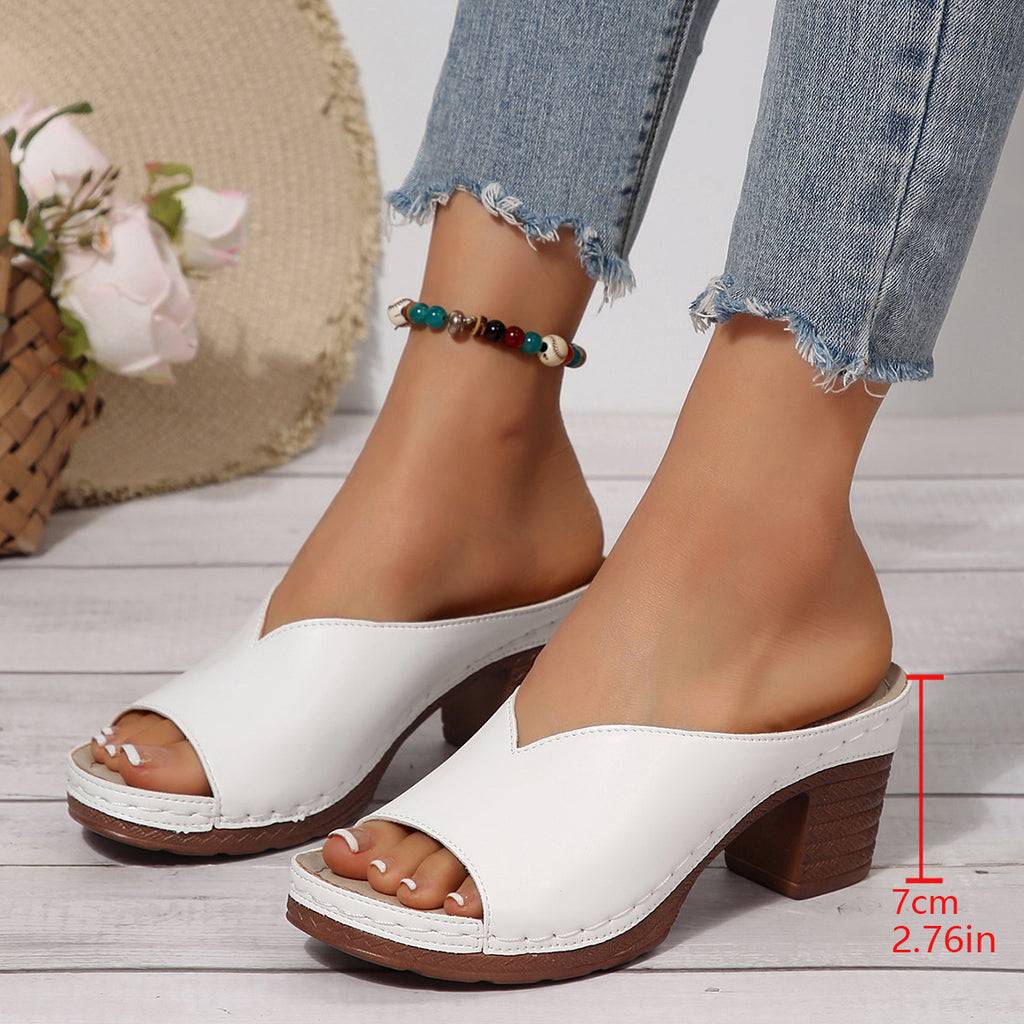 NEUHEIT 70% RABATT - Orthopädische Sandalen mit klobigem Absatz - 2 KAUFEN, VERSANDKOSTENFREI
