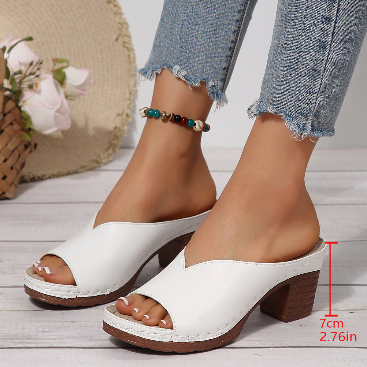 NEUHEIT 70% RABATT - Orthopädische Sandalen mit klobigem Absatz - 2 KAUFEN, VERSANDKOSTENFREI
