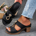 Orthopädische Sandalen mit Strass-Absatz ( 2 KAUFEN, VERSANDKOSTENFREI )