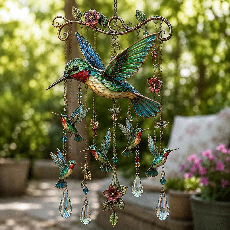 🔥Last Day 50% OFF🐦🎐Graceful Hummingbird Wind Chime