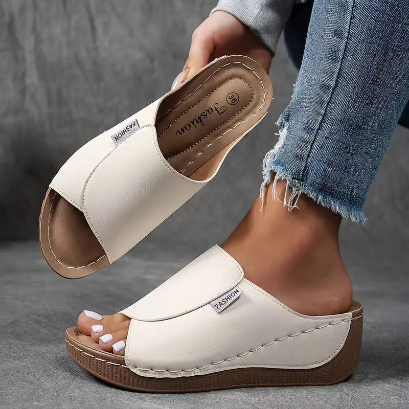 💥Hot Sale🔥Women's Casual Wedge Slide Sandals